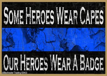Some Heroes Wear Capes wood fridge magnets