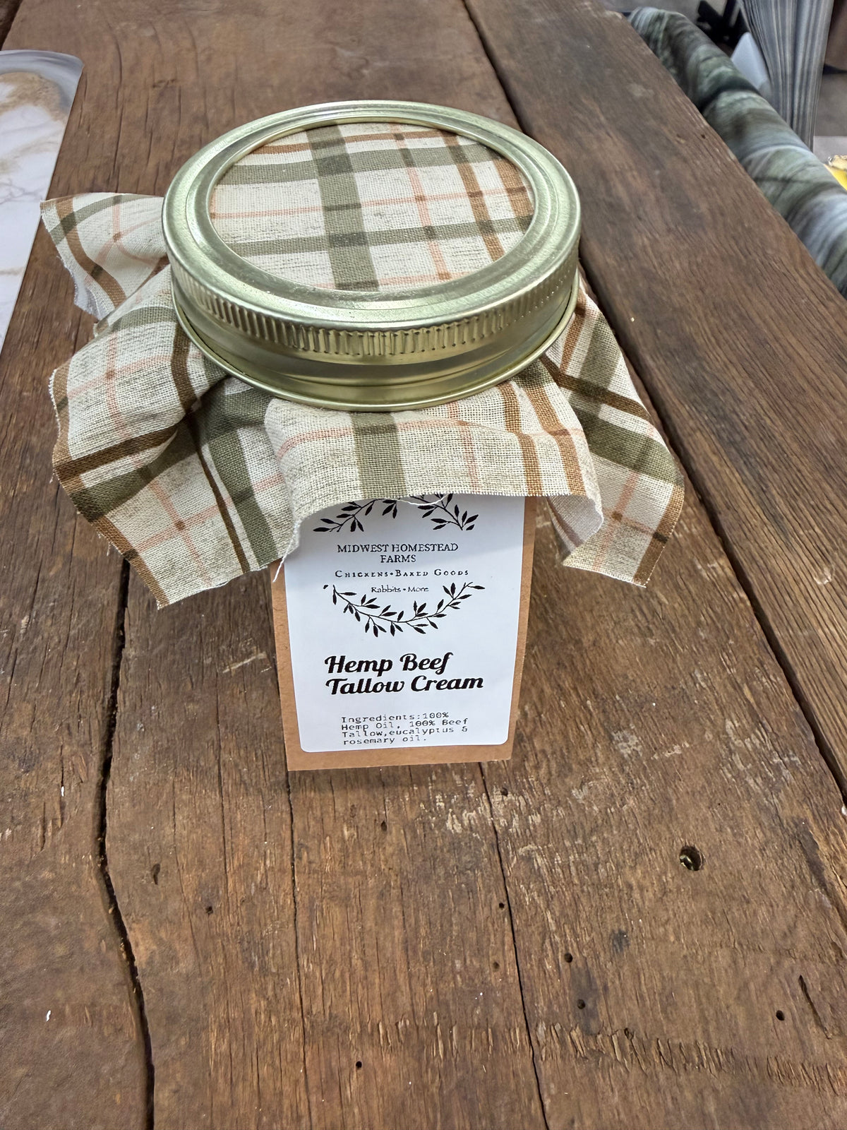 Hemp Beef Tallow Cream