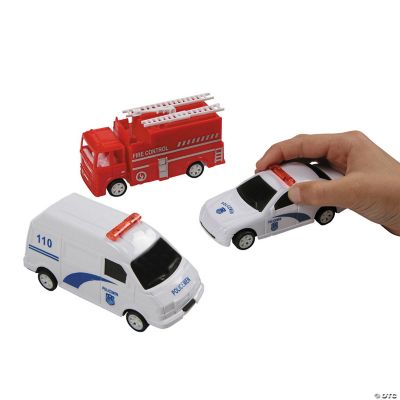 Pull Back Emergency Vehicle Toy