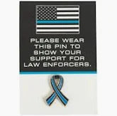 Law Enforcement Support Pin