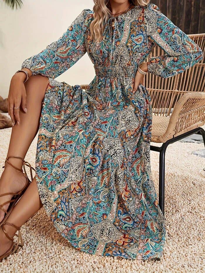 Wander & Wonder Boho Maxi Dress