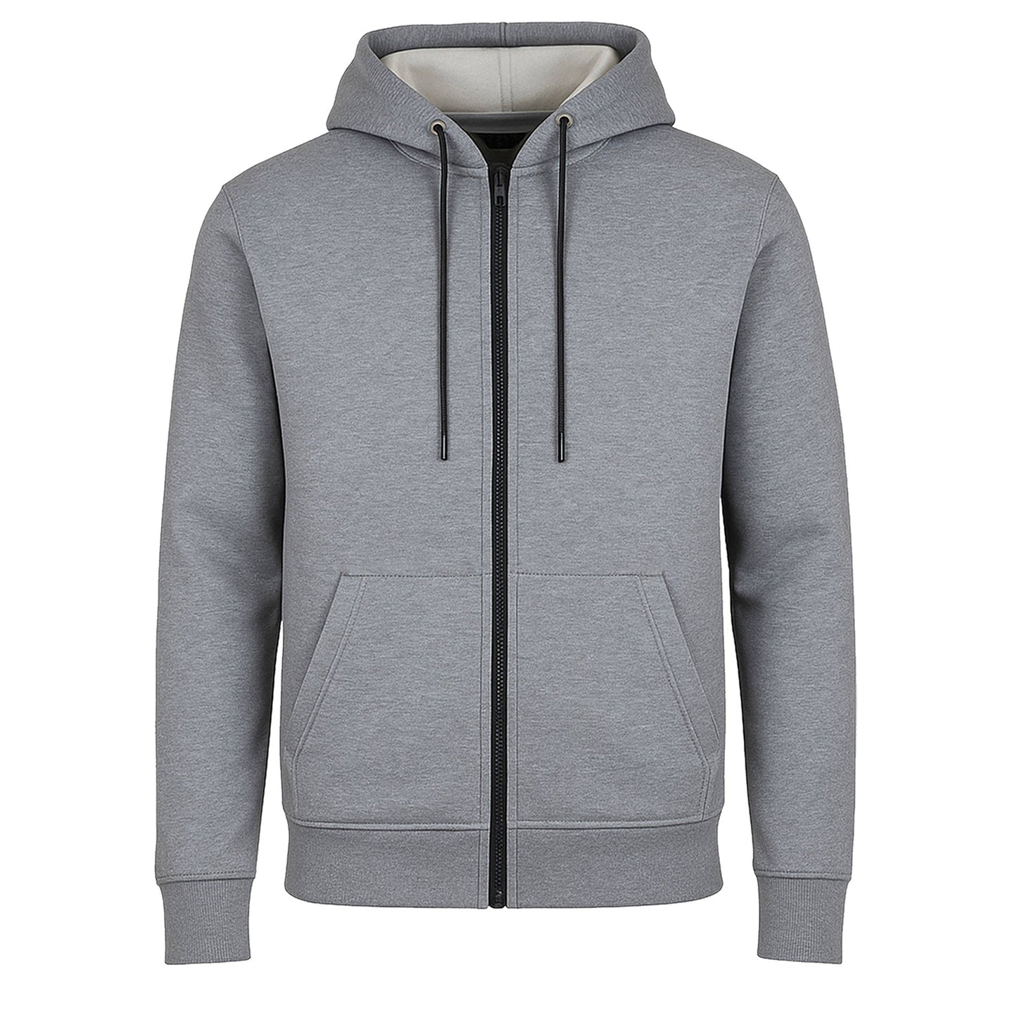 Men's Fleece Lined Zip Up Hoodie (S-3XL): Navy / L
