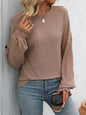 Meet Me for Coffee Ruffle Cuff Top