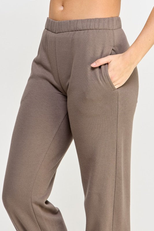 Fleece Jogger With Elastic Waist Bank