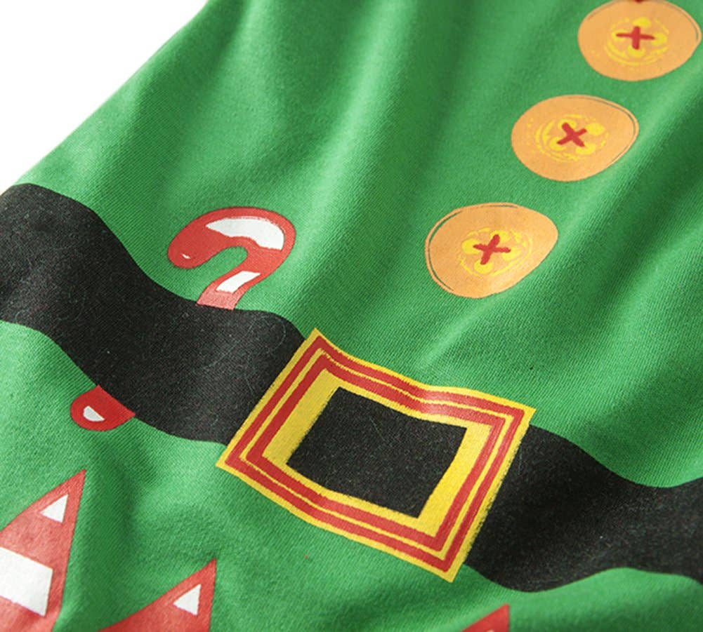 Green Elf Baby Romper & Hat Set :