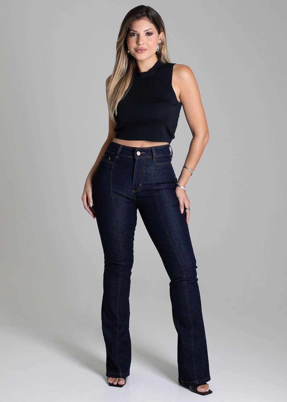 Sawary Boot Cut Jeans: 6