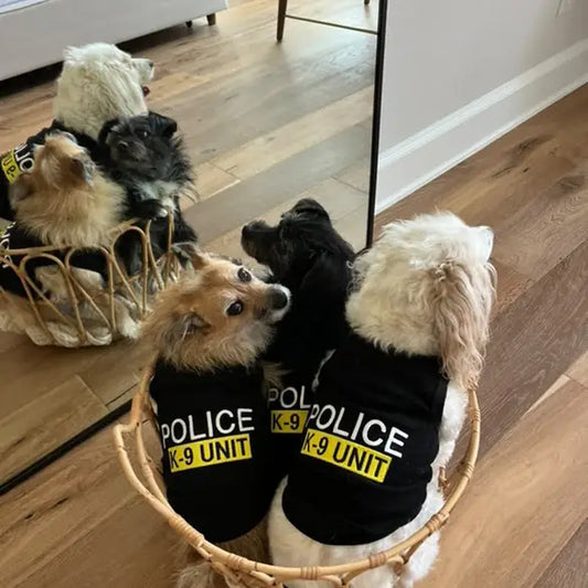 Police Dog T-Shirt Fun and Unique Pet Apparel