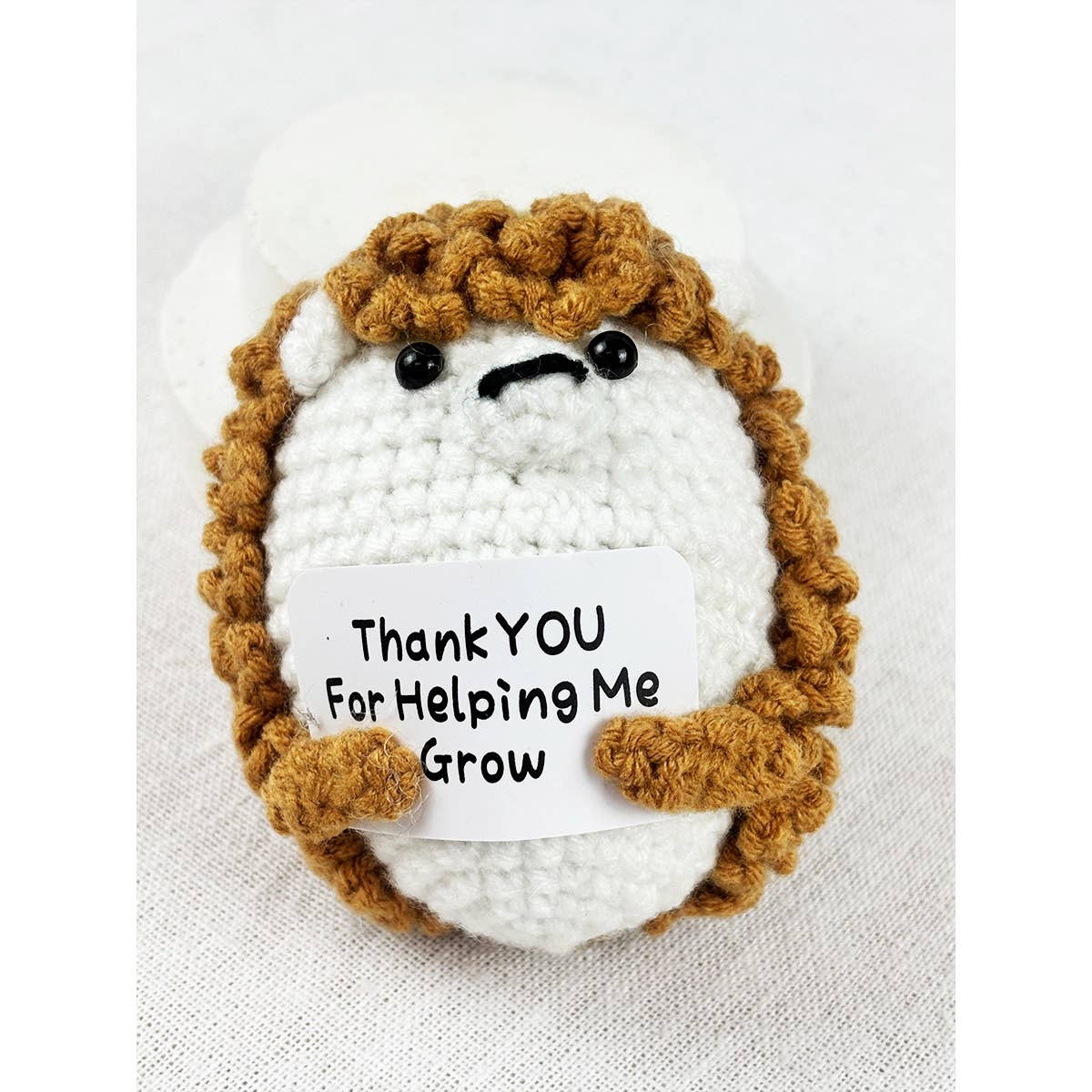 Positive Crochet Animal Keychain
