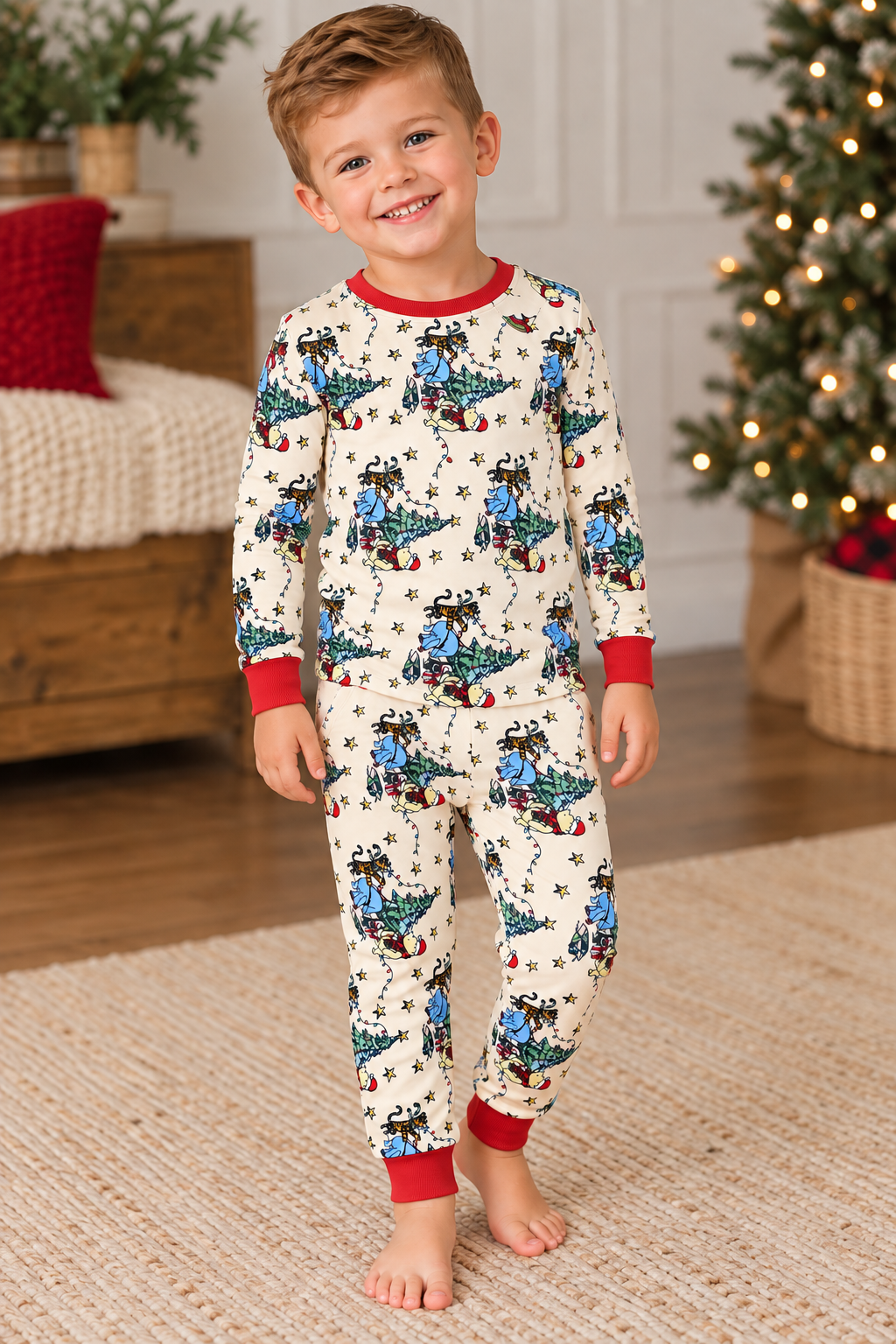 Pete + Lucy Classic Christmas Pajama Set