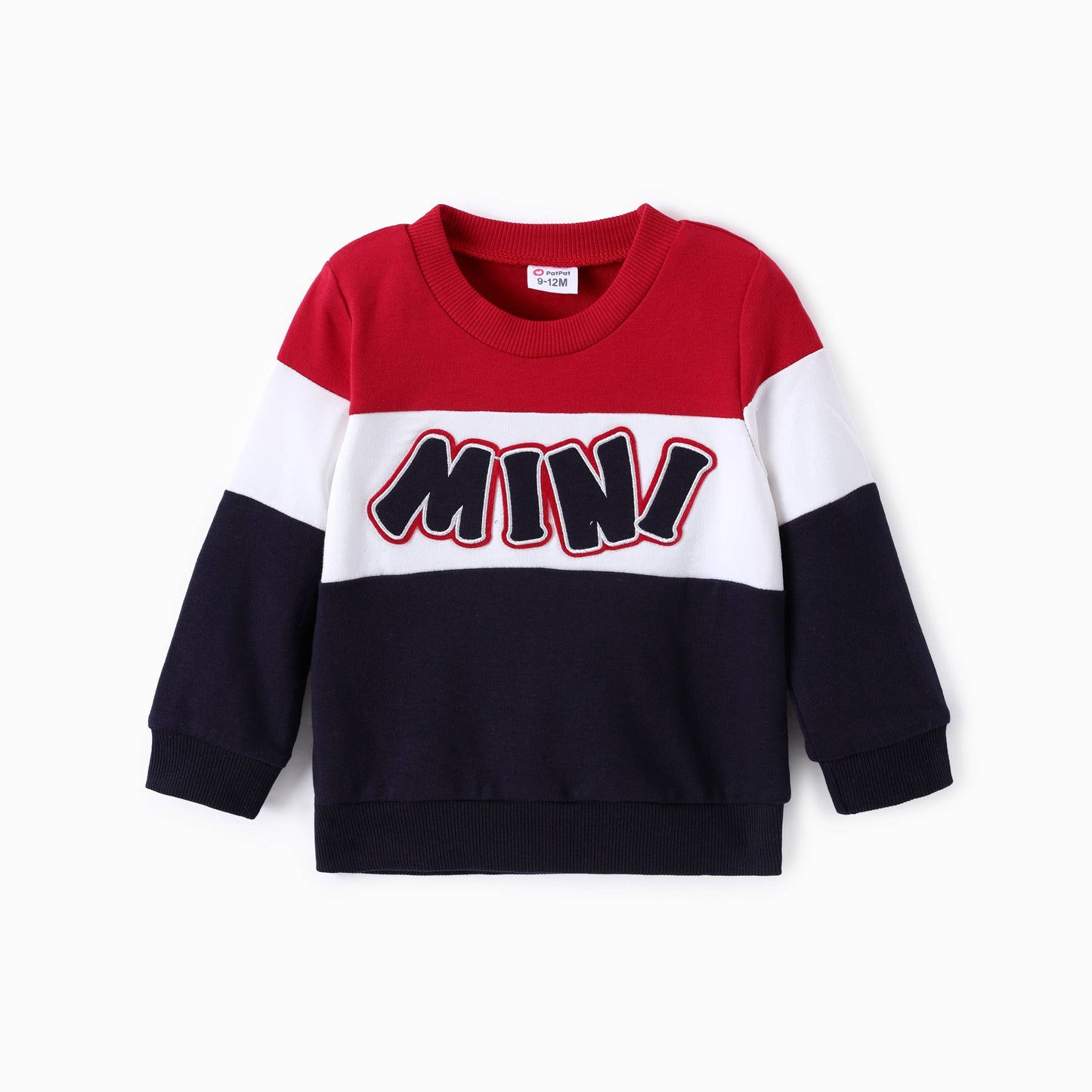 Baby Boy 2pcs Towel Embroidered Sweatshirt and Denim Pants: Red / 12-18 Months