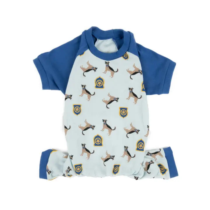 Dog Cotton Police Dog Pajama