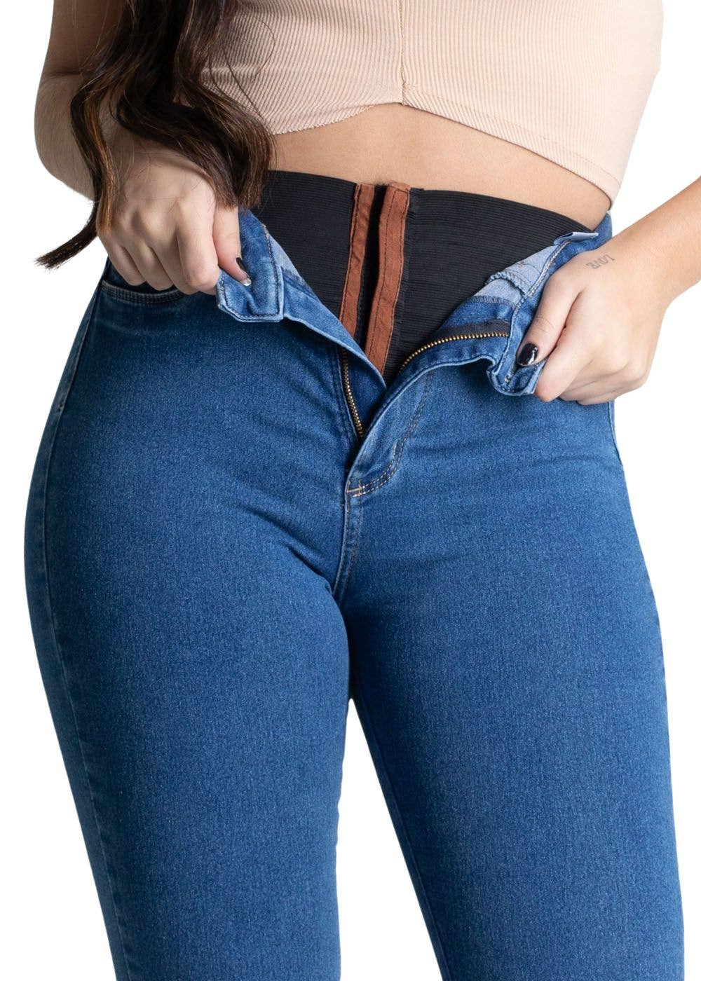 Sawary Super Shaper High-Waisted Jeans - Perfect Fit Jeans : 10