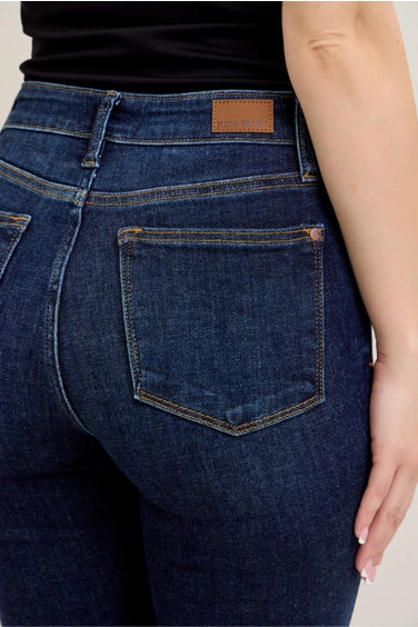 Core High Waisted Skinny with Hand Sanding DK