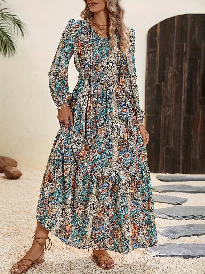 Wander & Wonder Boho Maxi Dress