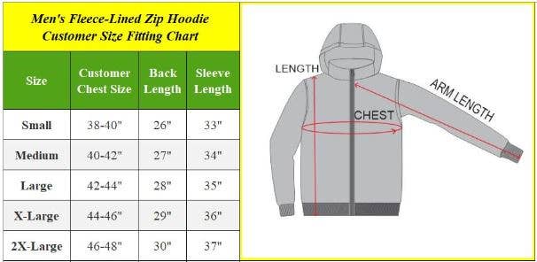 Men's Heavyweight Fleece-Lined Pullover Hoodie (S-5XL): Navy / L