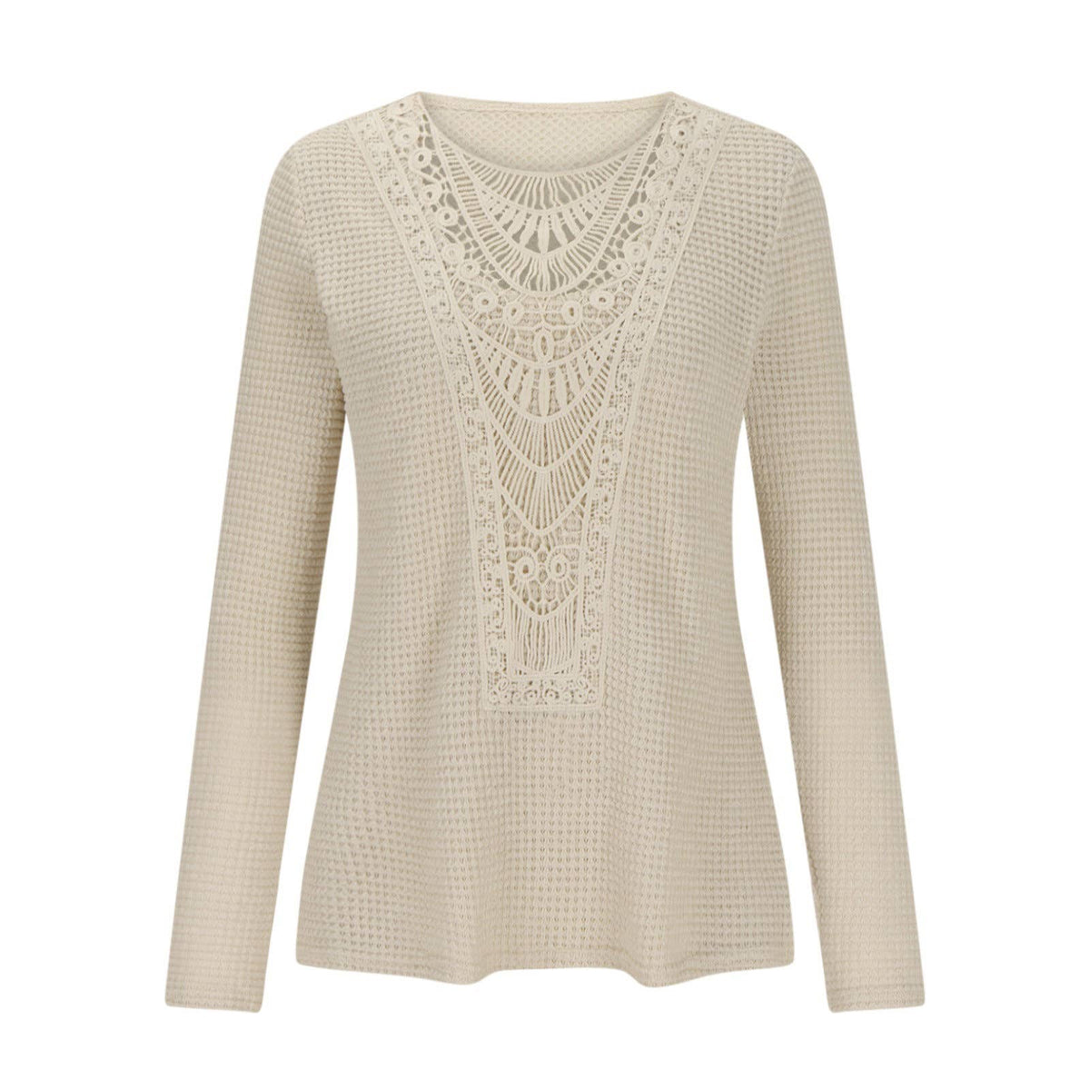 Caught Your Eye Crochet Detail Top