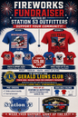 250th Anniversary Fireworks Fundraiser T-Shirt