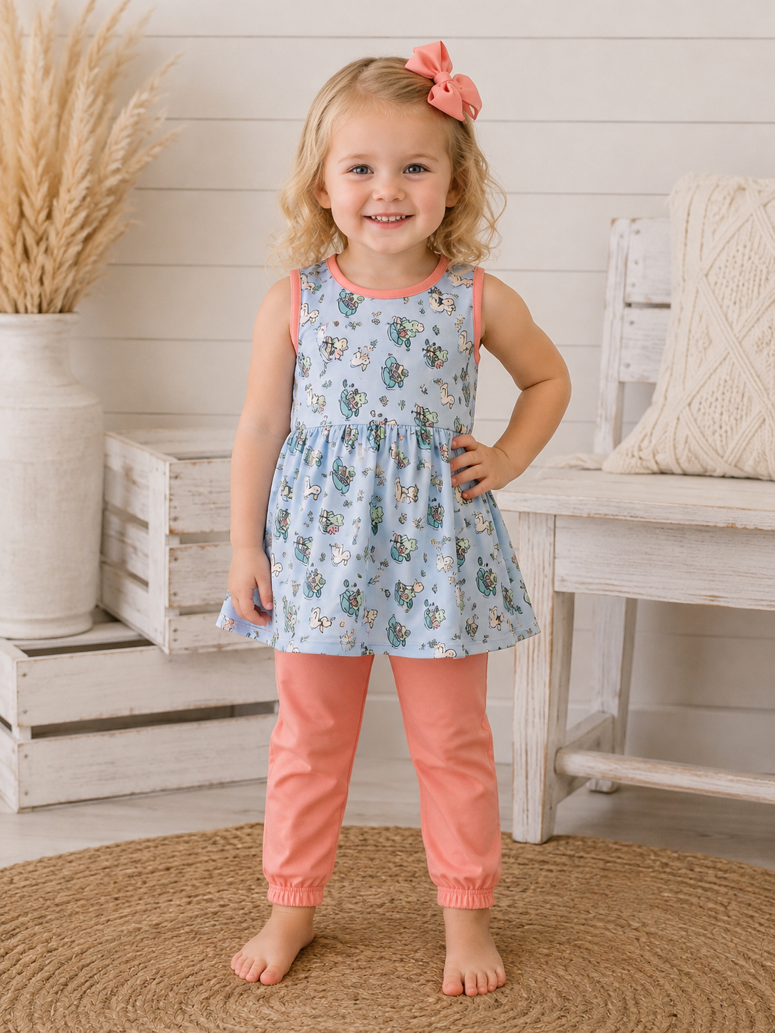 Pete + Lucy Pondside Pals Two-Piece Set
