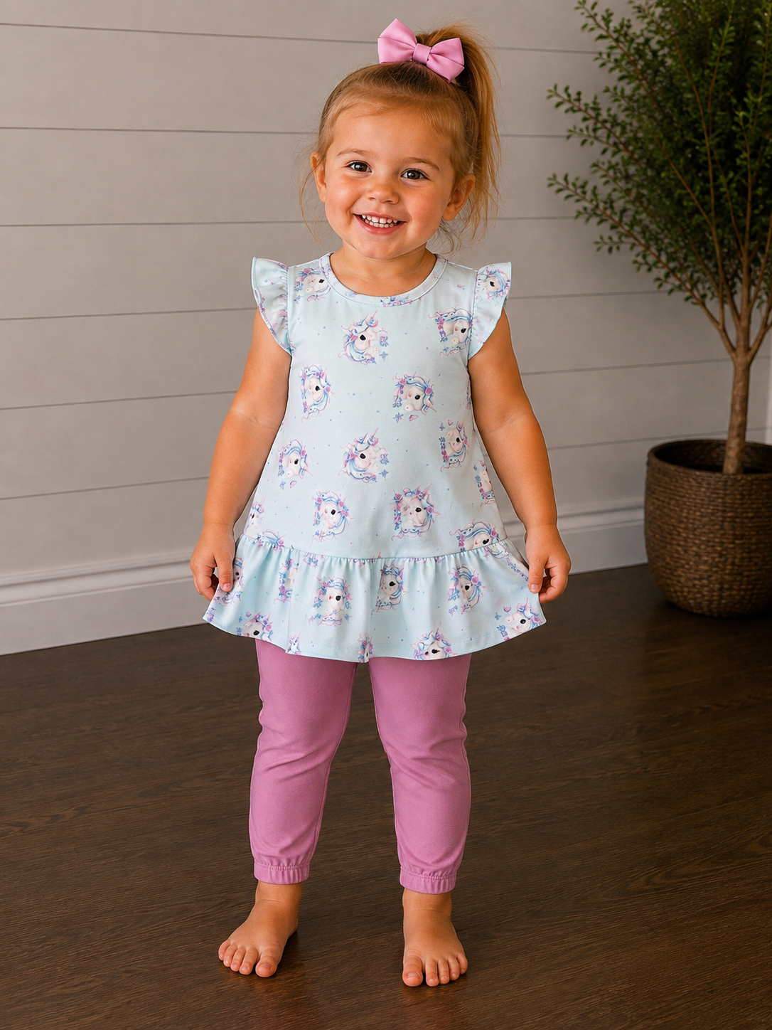 Pete + Lucy Unicorn Daydream Two-Piece Set