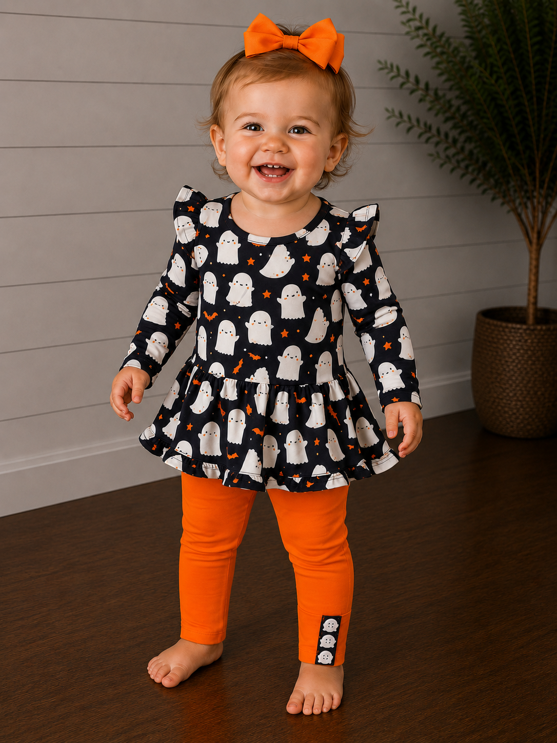 Pete + Lucy Girls' Boo Crew Cutie Halloween Set