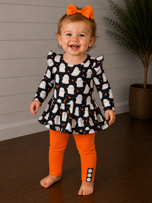 Pete + Lucy Girls' Boo Crew Cutie Halloween Set