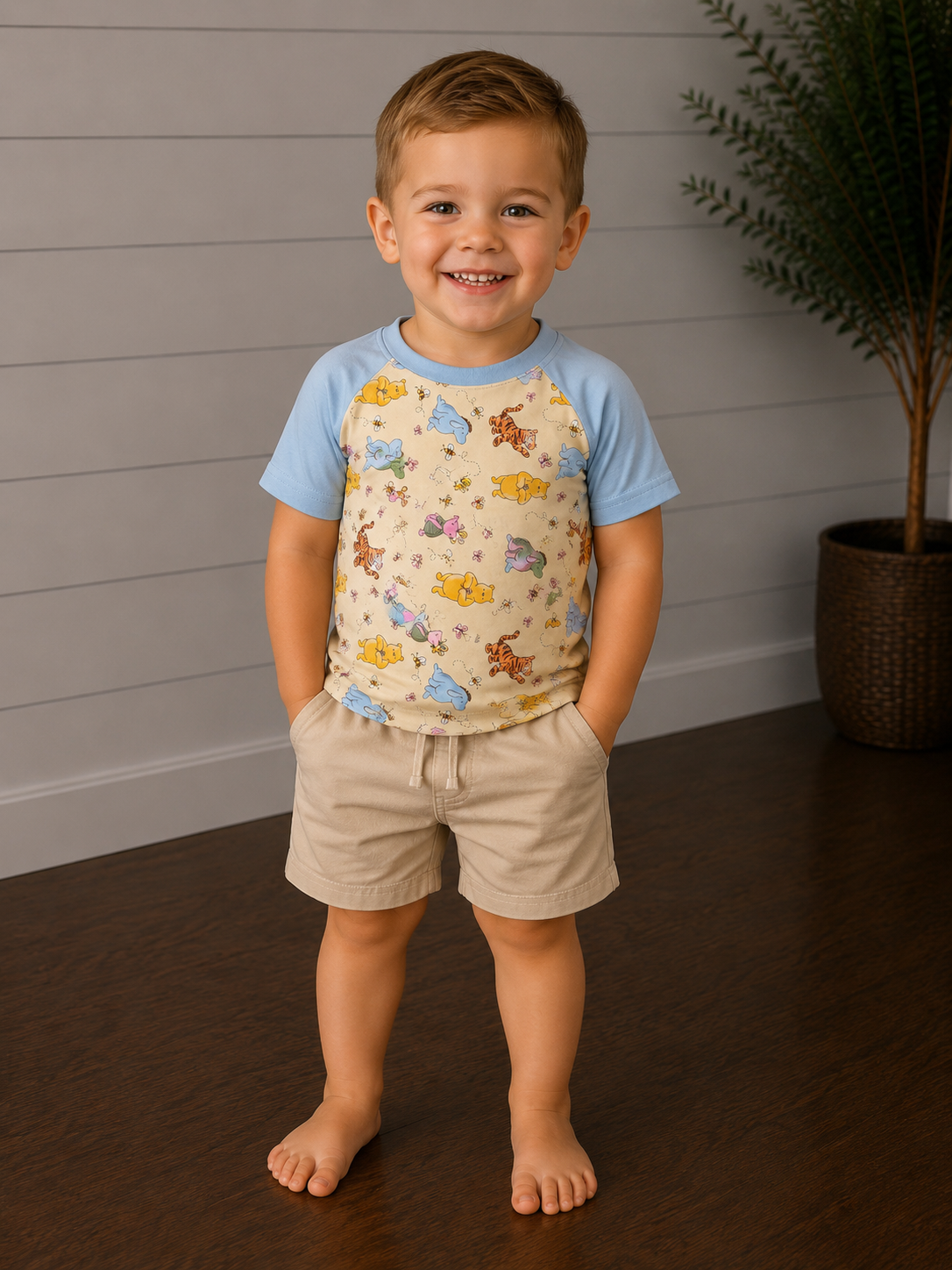 Pete + Lucy Hundred Acre Pals Boys Shirt