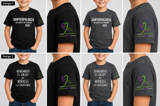 Sawyerpalooza T-Shirt Fundraiser child size