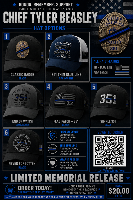 Memorial Hat for Chief Tyler Beasley