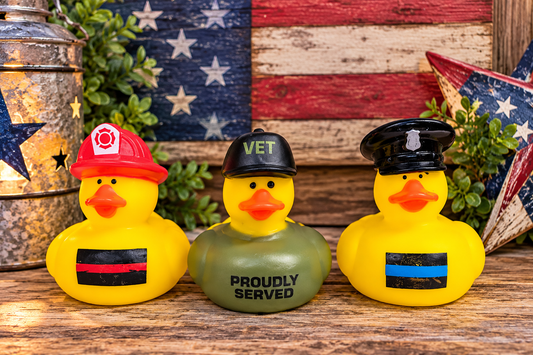 Heroes & Service Rubber Ducks – First Responder & Veteran Collection
