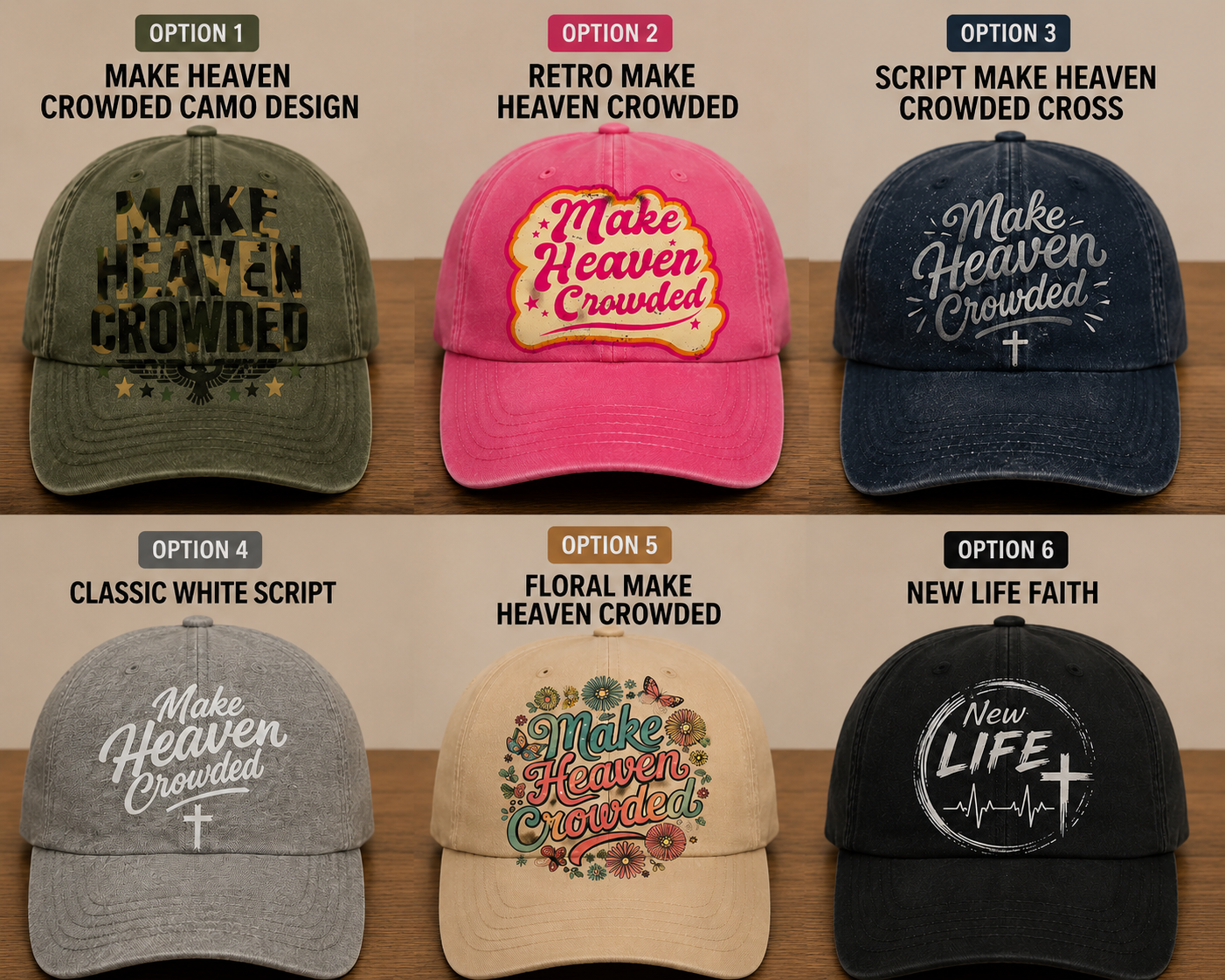 Make Heaven Crowded Hats