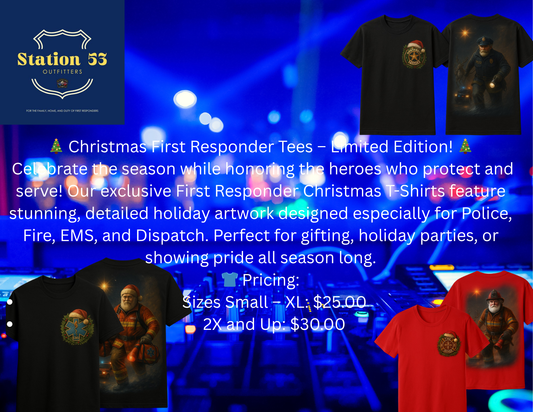 Christmas First Responder Tees