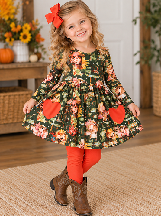 Pete + Lucy Western Cutie Tunic & Legging Set
