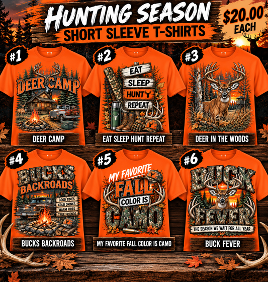 Short Sleeve Tee Hunters Collections