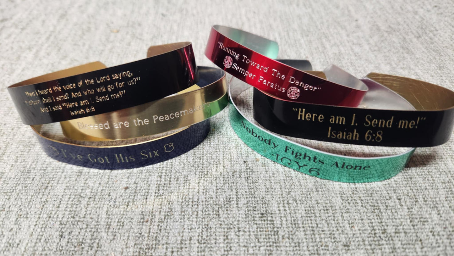 Customized Memorial Bangles