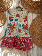 🌼 Floral Ruffle Tier Dress – Sweet, Playful &amp; Picture-Perfect 🌼
