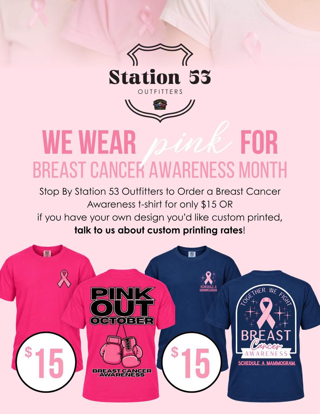 Breast Cancer Awareness T-Shirts 💗