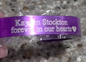 Laser Engraved Kayden Stockton Memorial Bracelets.
