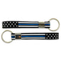 Blue Line Wrist Keychain