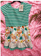 Tropical Stripe Flamingo Dress – Sweet &amp; Playful Style