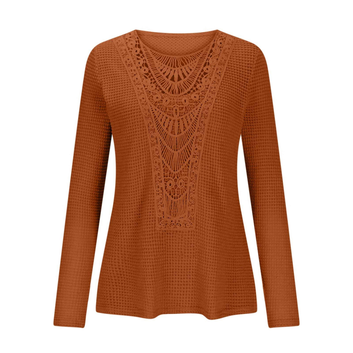 Caught Your Eye Crochet Detail Top