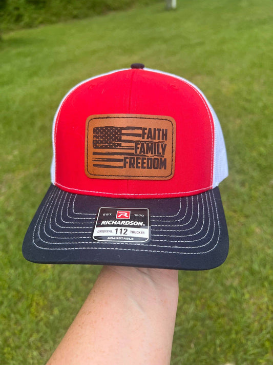 Faith, Family & Freedom Hat