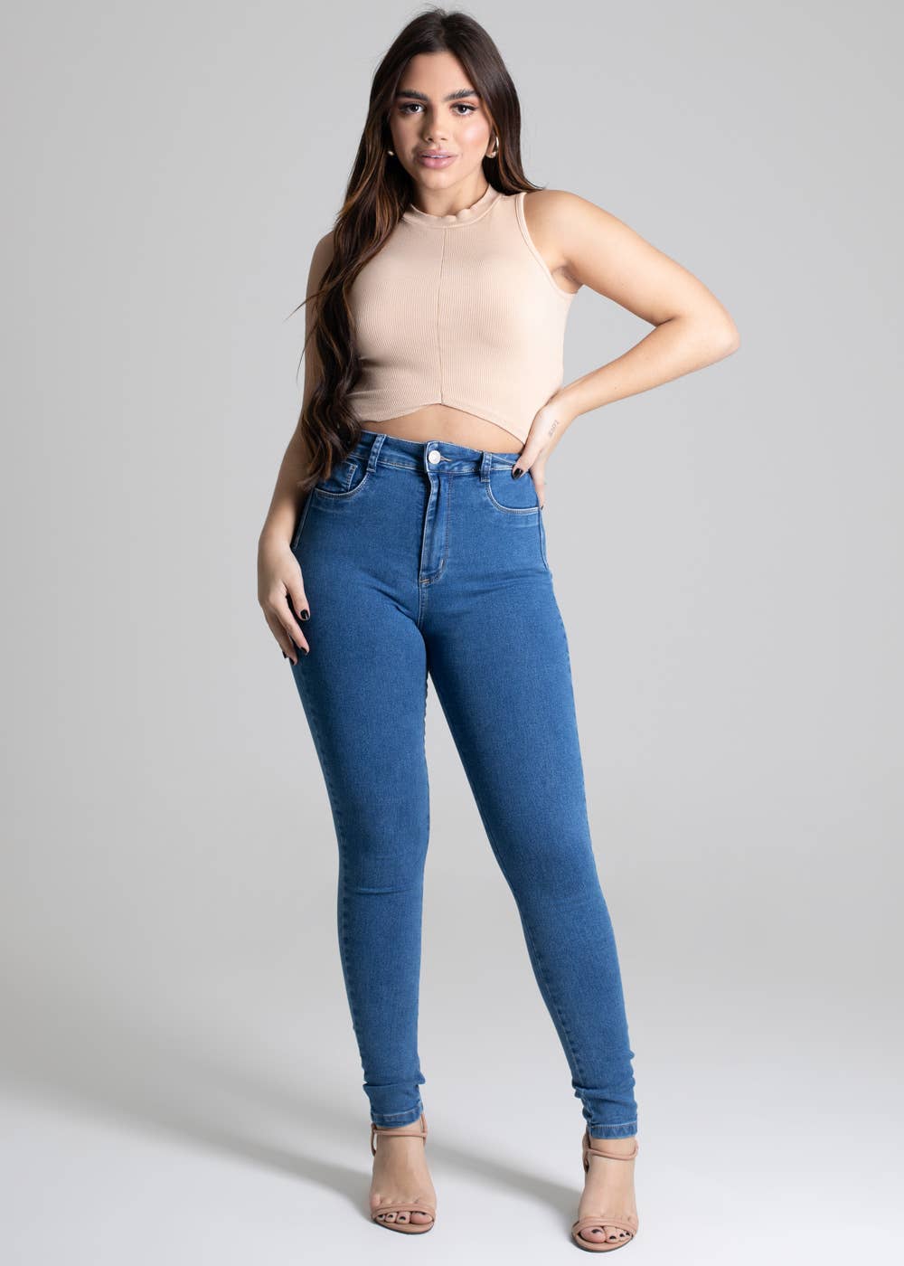 Sawary Super Shaper High-Waisted Jeans - Perfect Fit Jeans : 10
