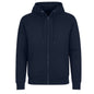 Men's Fleece Lined Zip Up Hoodie (S-3XL): Navy / L