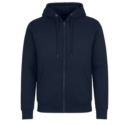 Men's Fleece Lined Zip Up Hoodie (S-3XL): Navy / M