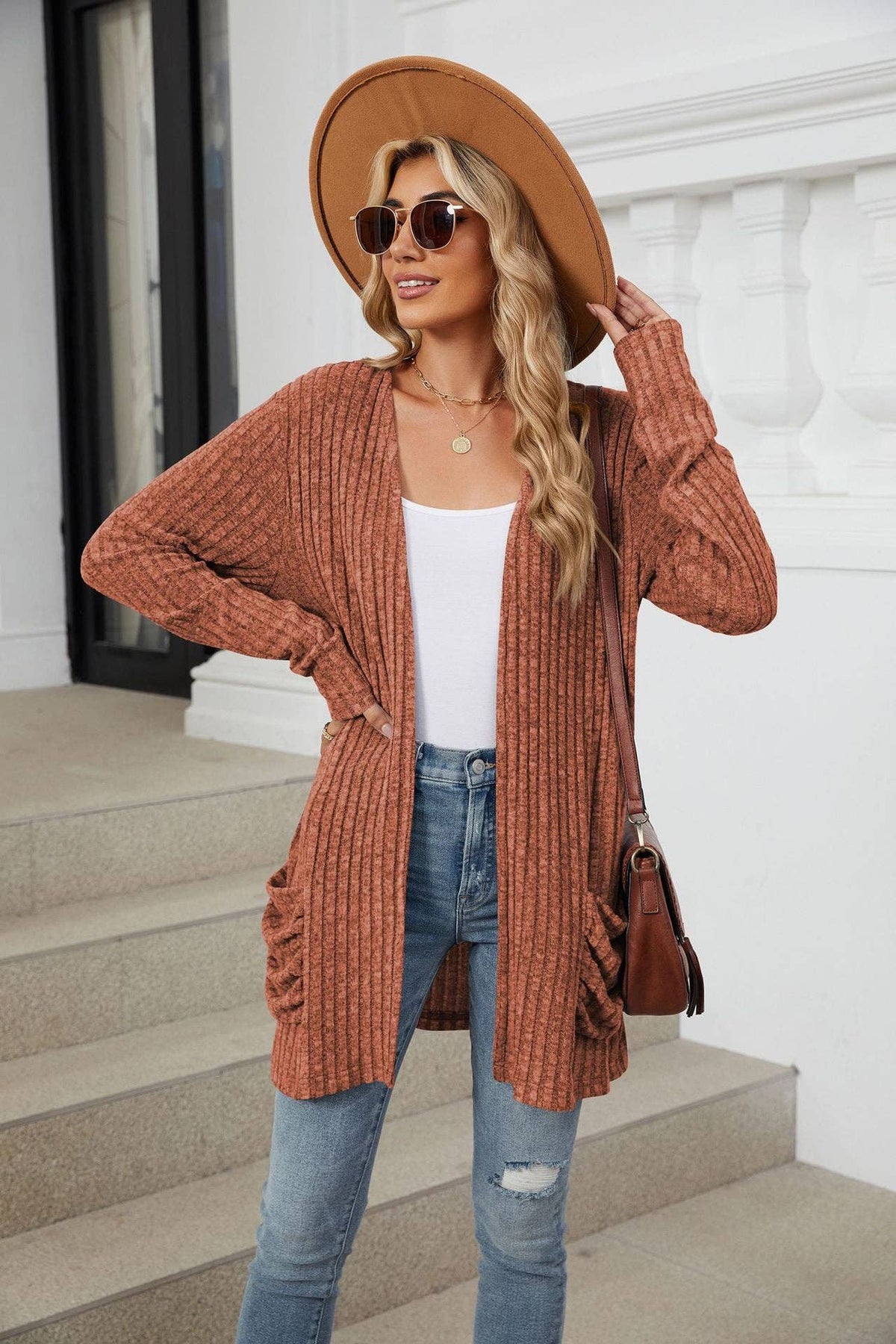 Cozy on Repeat Ribbed Cardigan