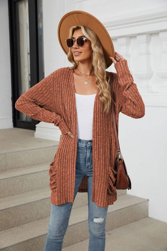 Cozy on Repeat Ribbed Cardigan