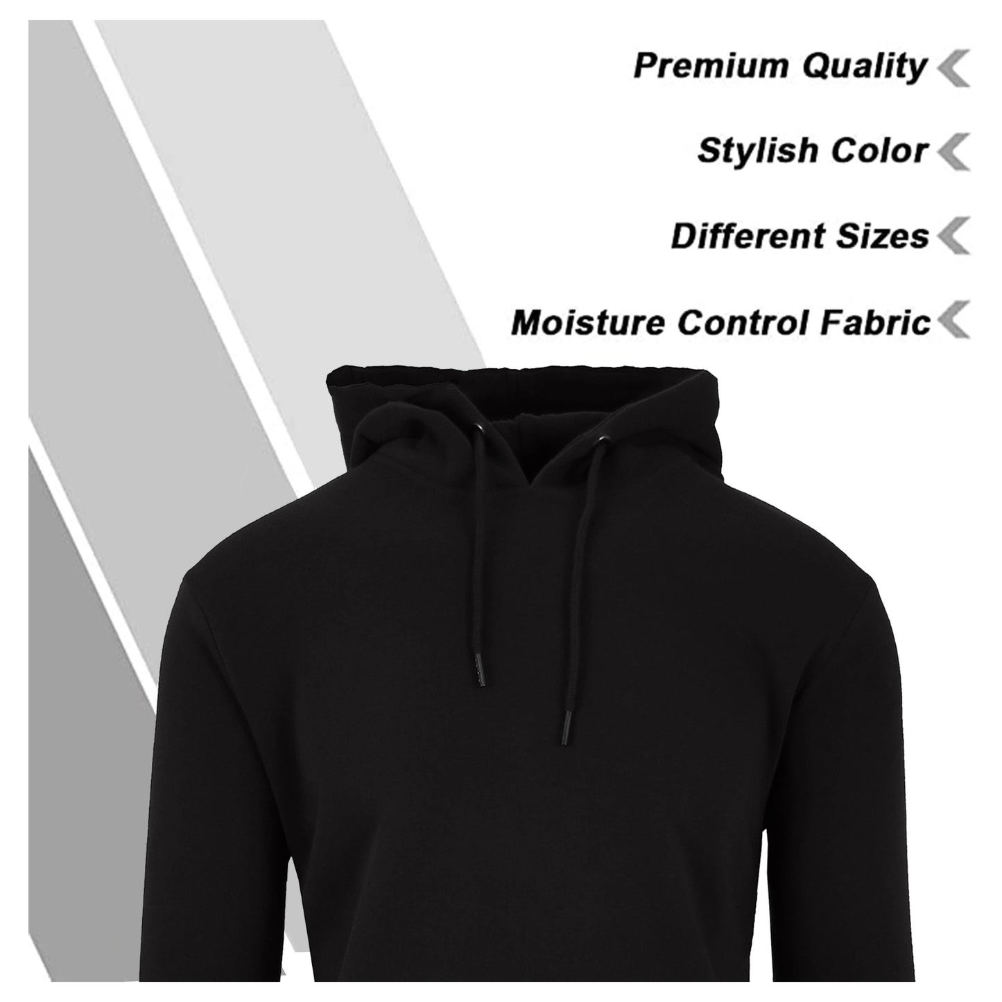 Men's Heavyweight Fleece-Lined Pullover Hoodie (S-5XL): Navy / 3XL