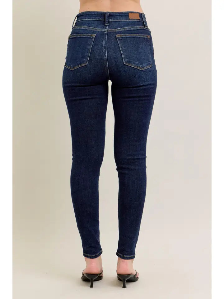 Core High Waisted Skinny with Hand Sanding DK