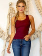 SEAMLESS TANK TOP WITH RACER BACK: