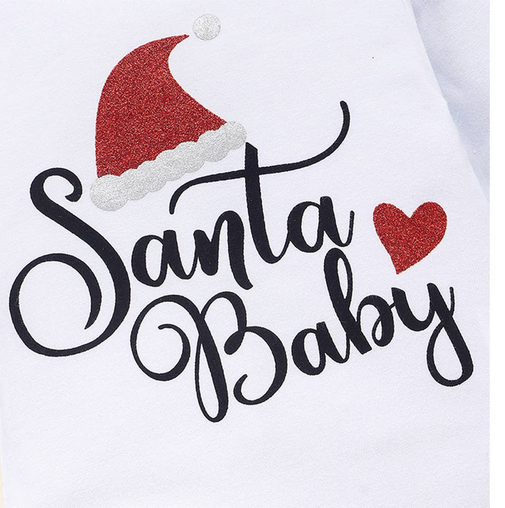 Santa Baby Cotton 3pcs Outfit